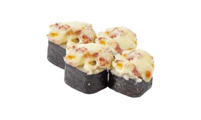 Гриль маки Гриль маки - запеченный ролл с беконом. Гриль Дом.